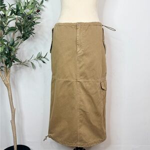 Staud cargo style Tan Long Women's Skirt